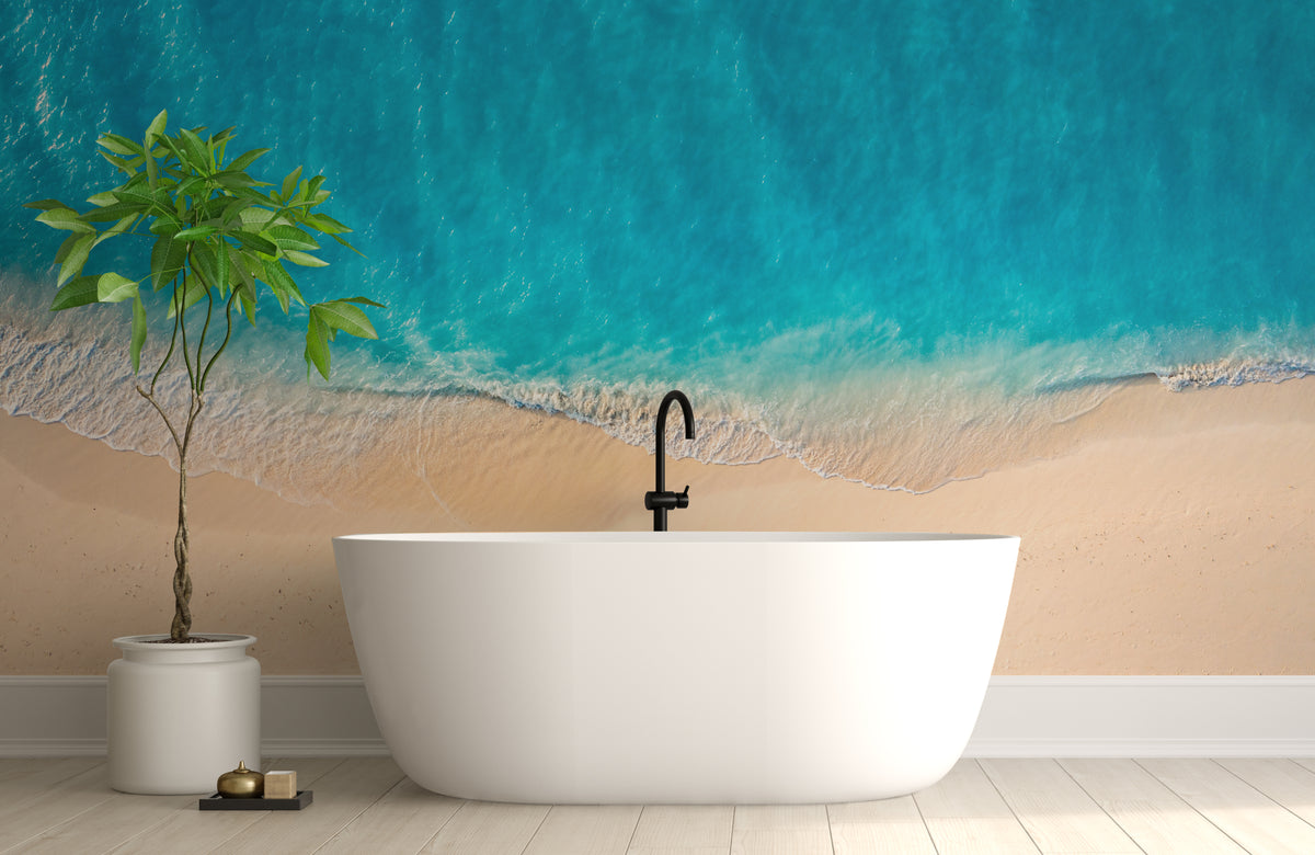 Beach Front Ocean Wallpaper