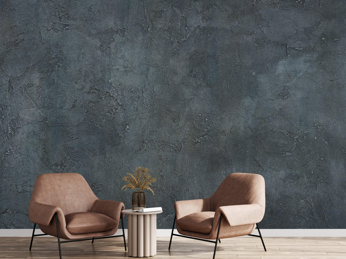Concrete Texture Wallpaper Peel and Stick Grey Cement Wall Mural Modern Living Room Decor