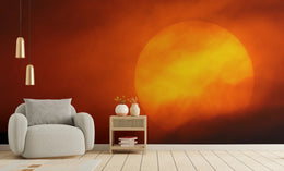 Warm Twilight Sunset Peel and Stick Nature Wallpaper image 2