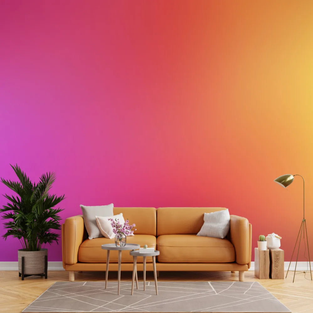 Neon Shades Ombre Wallpaper Mural