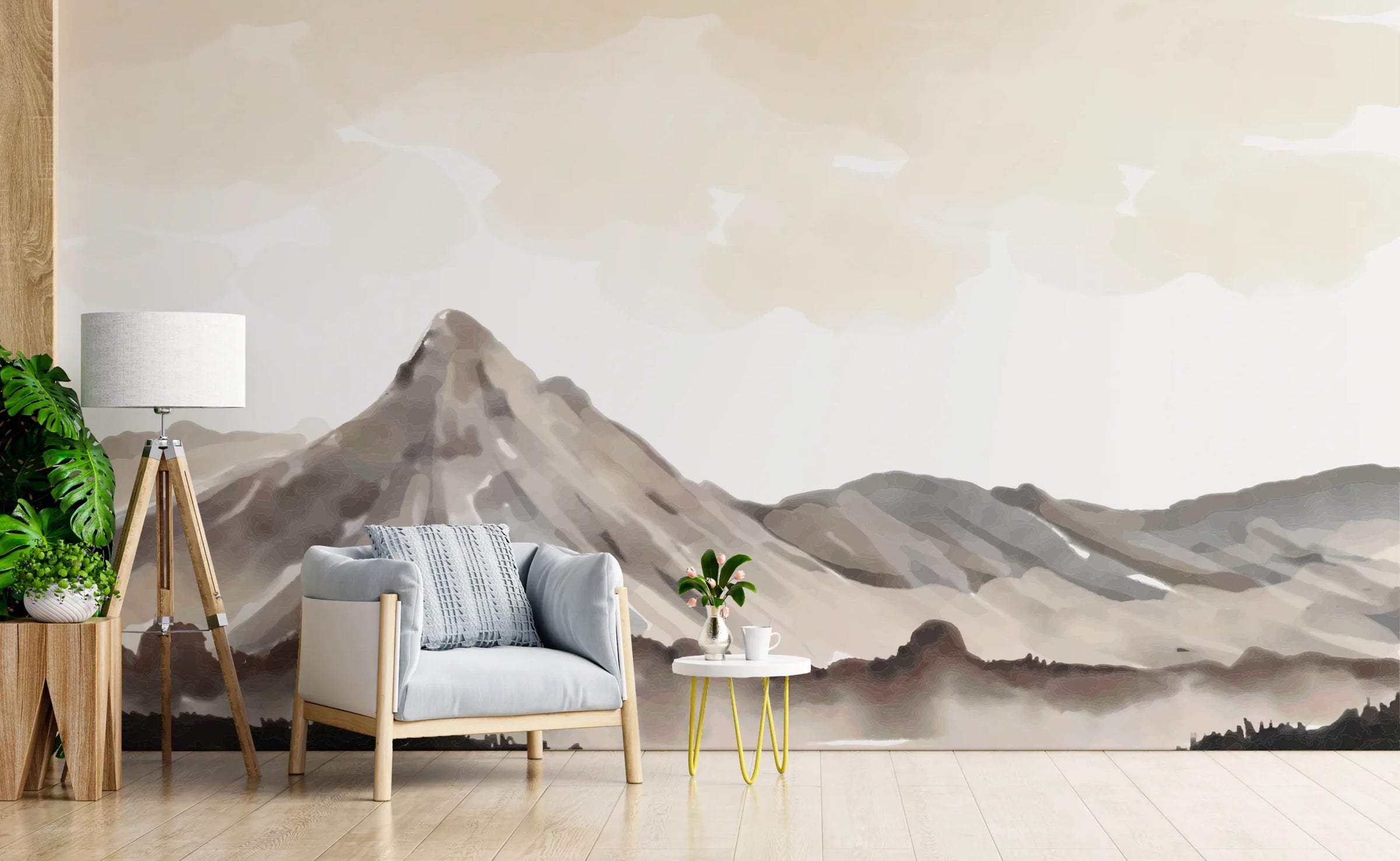 Sunset Serenity Abstract Wallpaper image 1