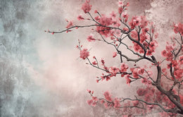 Vintage Flowers Grey Wallpaper Murals image 6