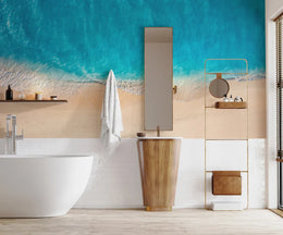 Beach Front Ocean Wallpaper image 3