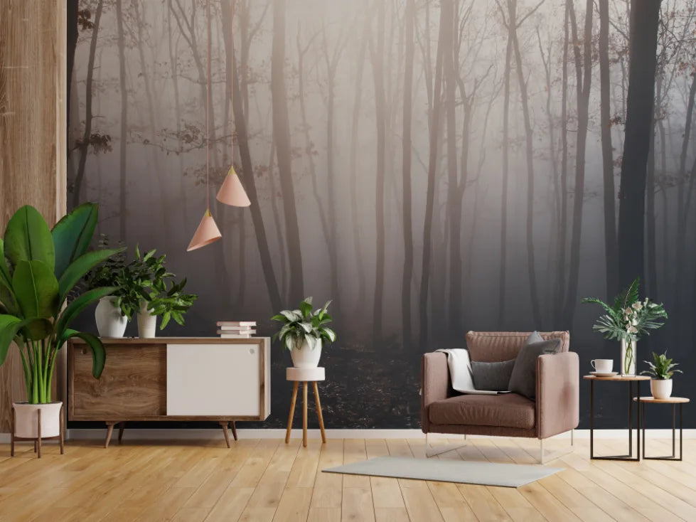 Mystical Super Natural Forest Stick On Wallpaper