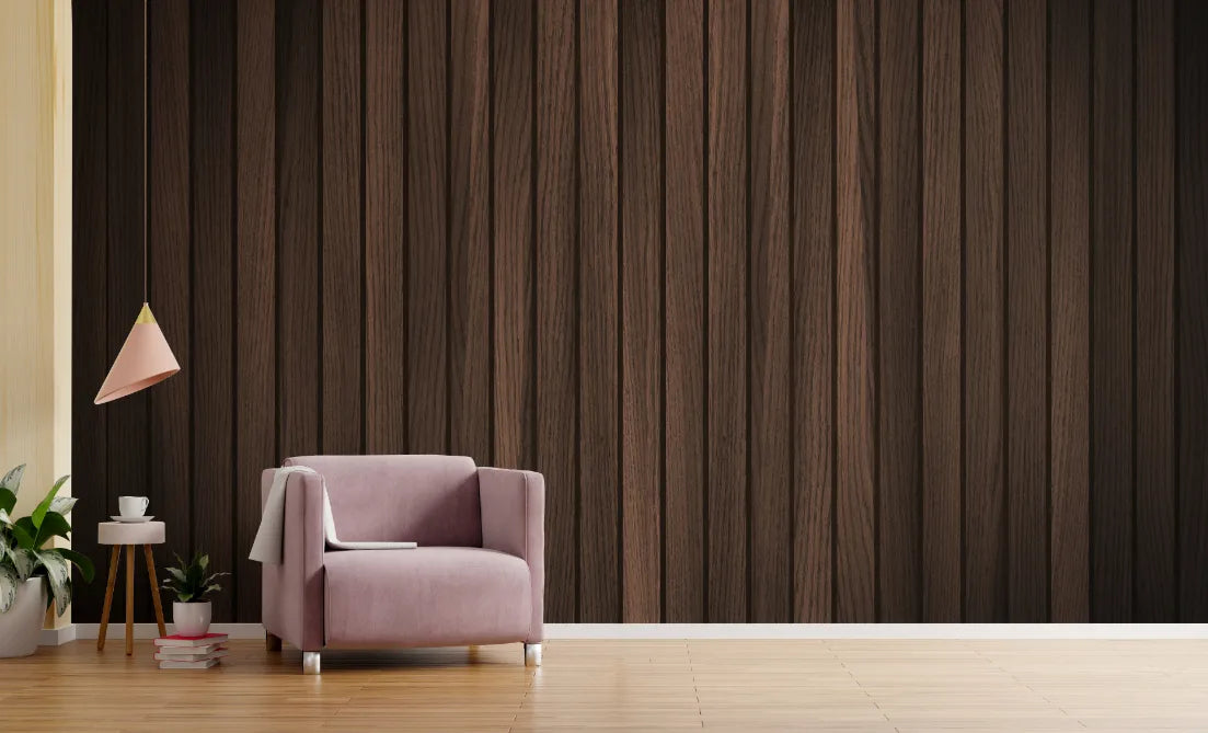 Dark Brown Wooden Texture Wallpaper image 3