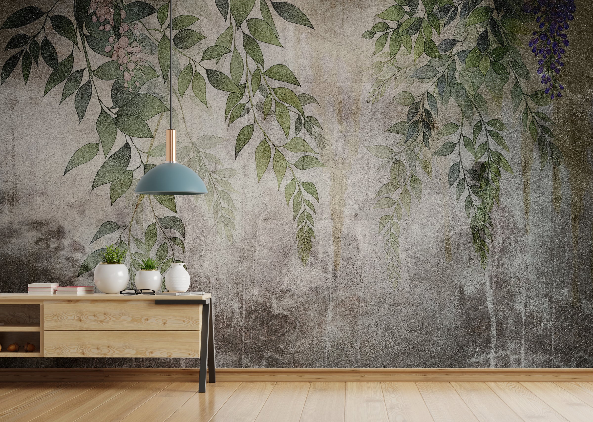 Green Leafy Bliss Jungle Self-Adhesive Wallpaper