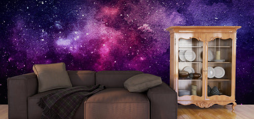 Cosmic Ombre Galaxy Wallpaper for Walls