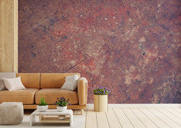Bold Industrial Rustic Red Metallic Removable Wallpaper