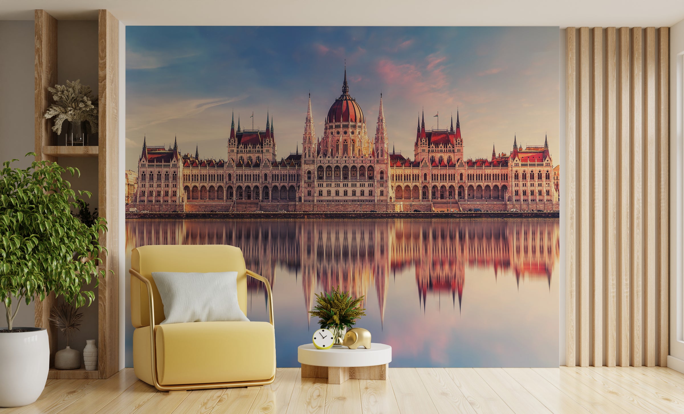 Hungarian Gothic Revival Self-Adhesive City Wallpaper