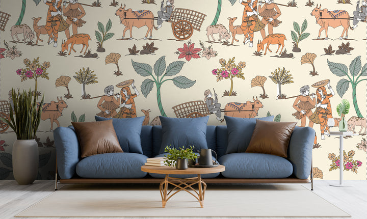 Howdy Wallpaper : Shop Peel and Stick Wallpaper
