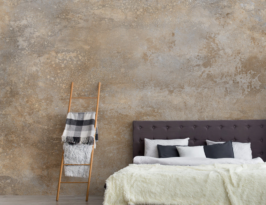 Concrete Texture Wallpaper | Warm Beige Peel and Stick Home Decor