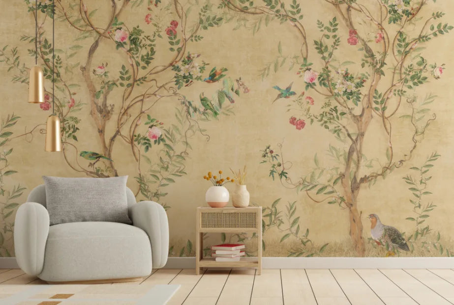 Botanical Floral Wallpaper image 4
