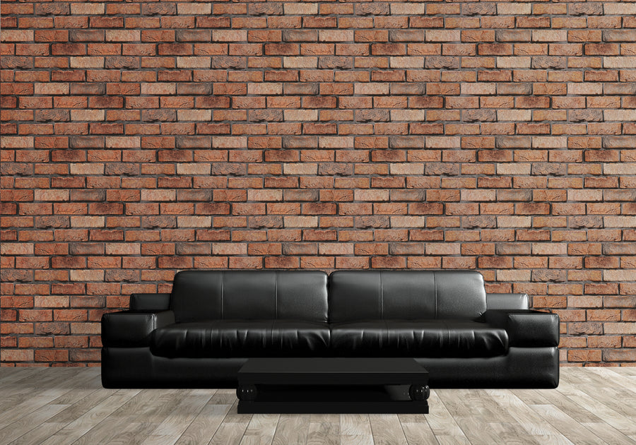 Rustic Red Brick Wallpaper Industrial Peel and Stick Interior Wall Decor