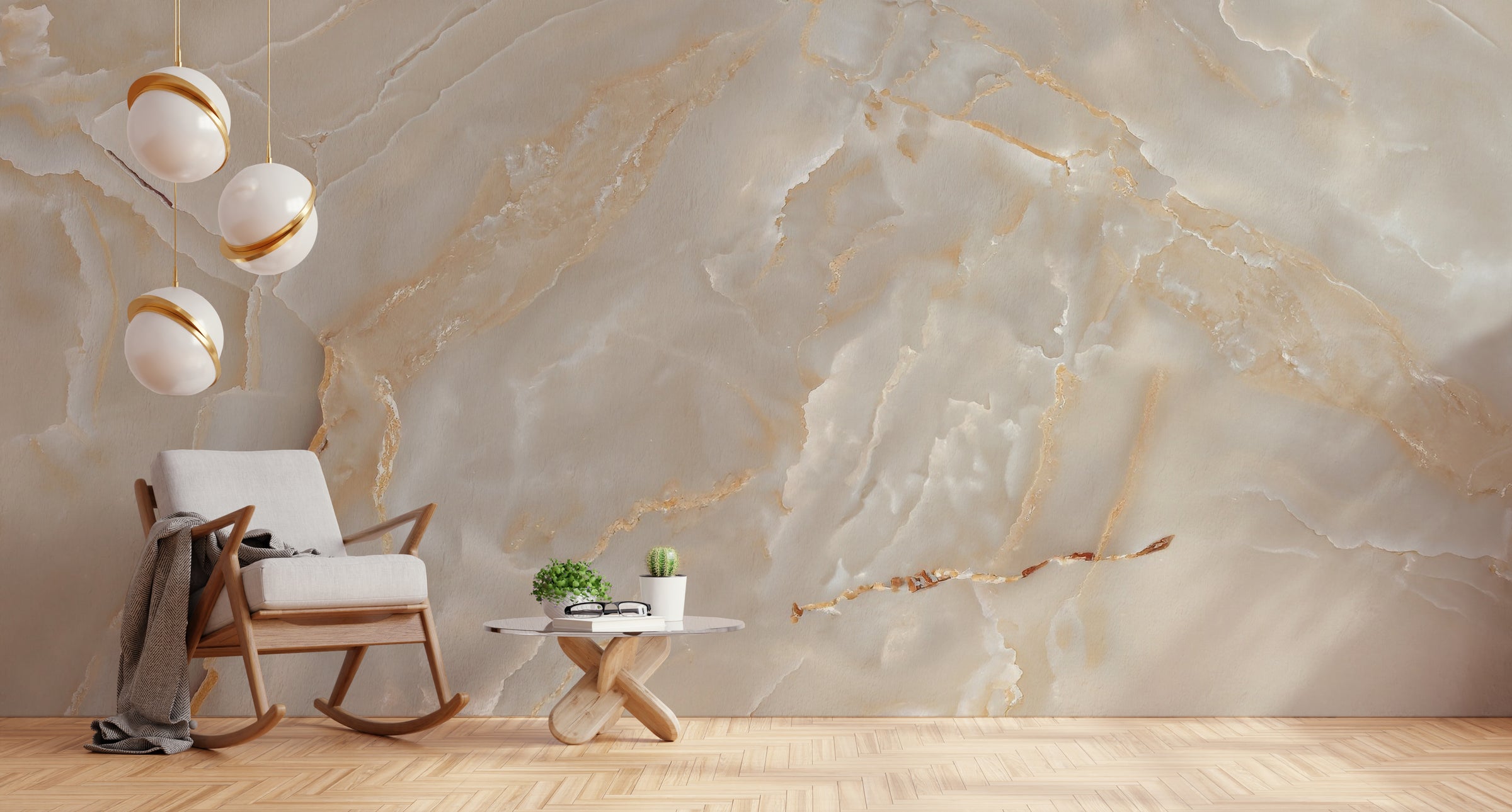 Super Glossy Peel and Stick Marble Wallpaper