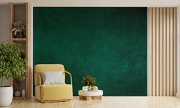 Viridian Green Concrete Wallpaper Peel and Stick Luxurious Living Room Decor