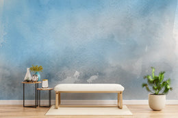 Light Blue Shade Textured Ombre Wallpaper image 0