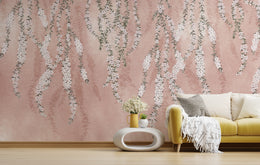 Beauty of Hanging Flowers Floral Wallpaper