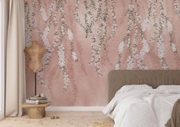Beauty of Hanging Flowers Floral Wallpaper