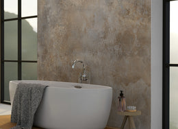 Concrete Texture Wallpaper | Warm Beige Peel and Stick Home Decor