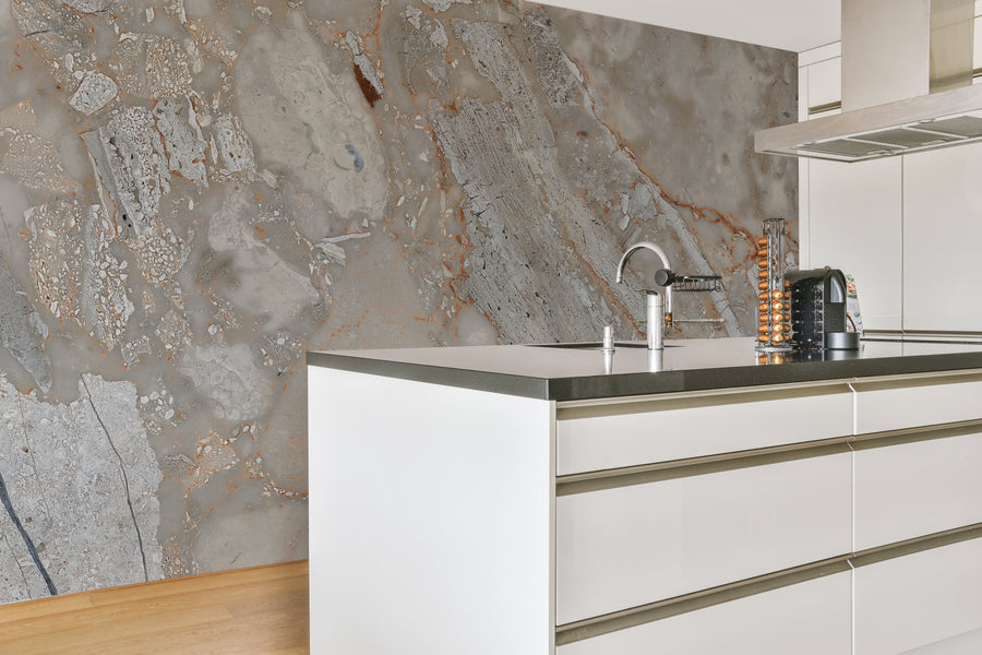 Natural Rock Texture Wallpaper Modern Marble Pattern Peel and Stick Wall Decor