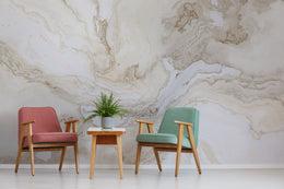 Beige Marble| Neutral Stone Vein | Contemporary | Bedroom Accent Self-Adhesive Vinyl