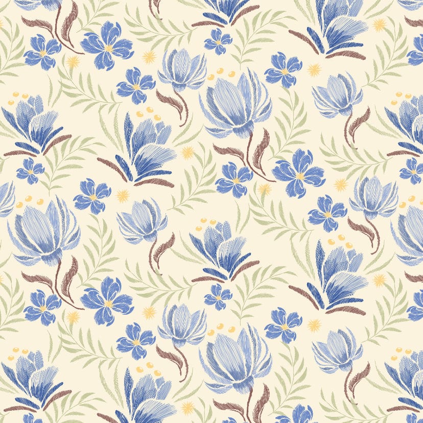 Vintage Cottagecore Floral Peel and Stick Wallpaper – Howdy Wallpaper ...