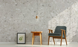 Terrazzo Wallpaper | Beige Stone Modern Peel and Stick Home Decor
