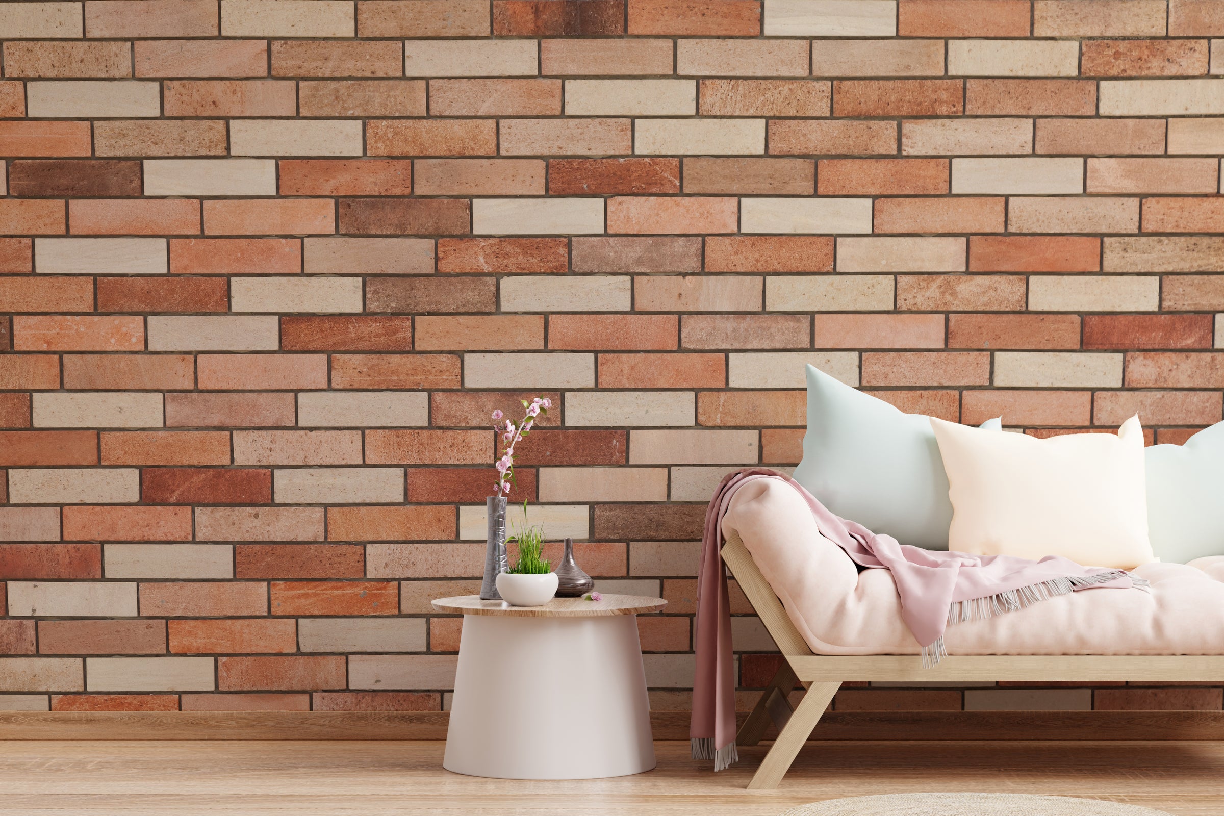 Top Brick Design Royal Looking Wallpaper for Wall