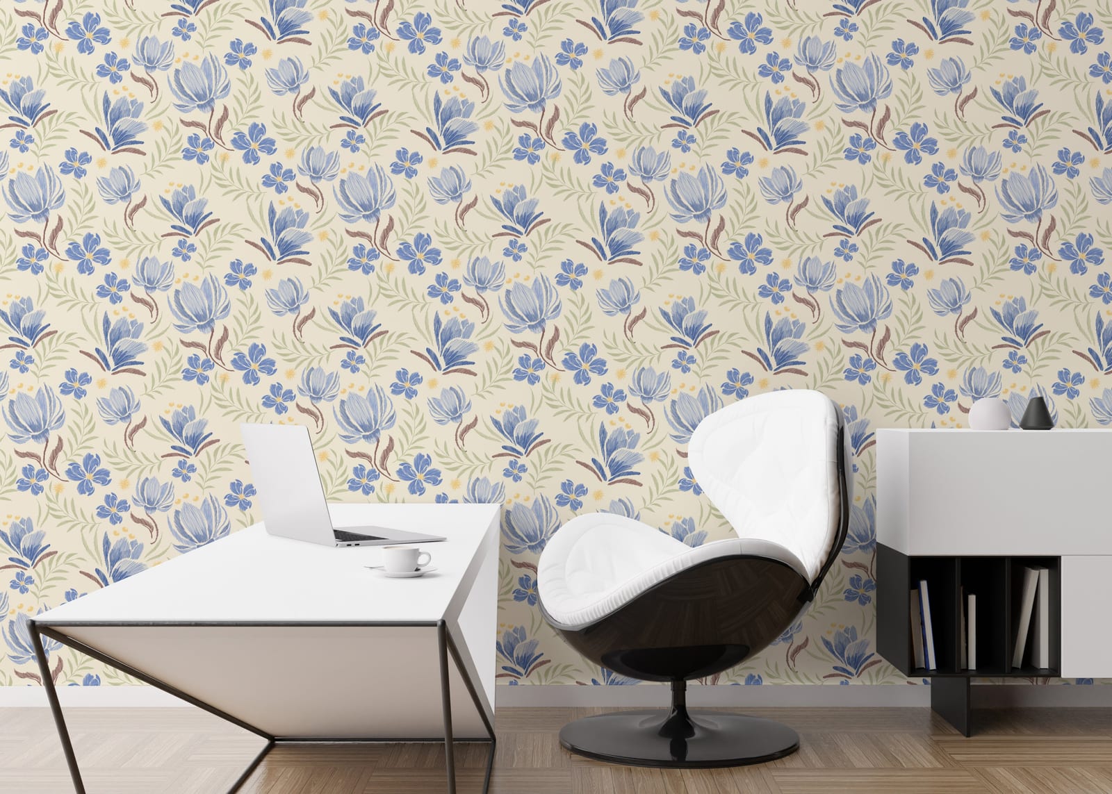 Vintage Cottagecore Floral Peel and Stick Wallpaper – Howdy Wallpaper ...