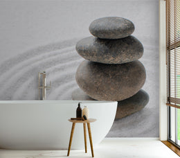 Balance Rock Spa Decorative Panel with Natural Stone Texture Design for Modern Home